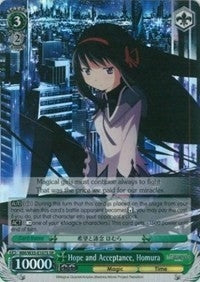 Image for Hope and Acceptance, Homura (SR) (Puella Magi Madoka Magica the Movie -Rebellion-) (MM/W35-E107S SR) - Weiss Schwarz