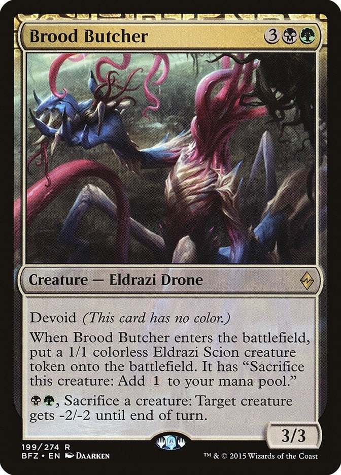 Image for Brood Butcher (Battle for Zendikar) (199) - Magic: The Gathering