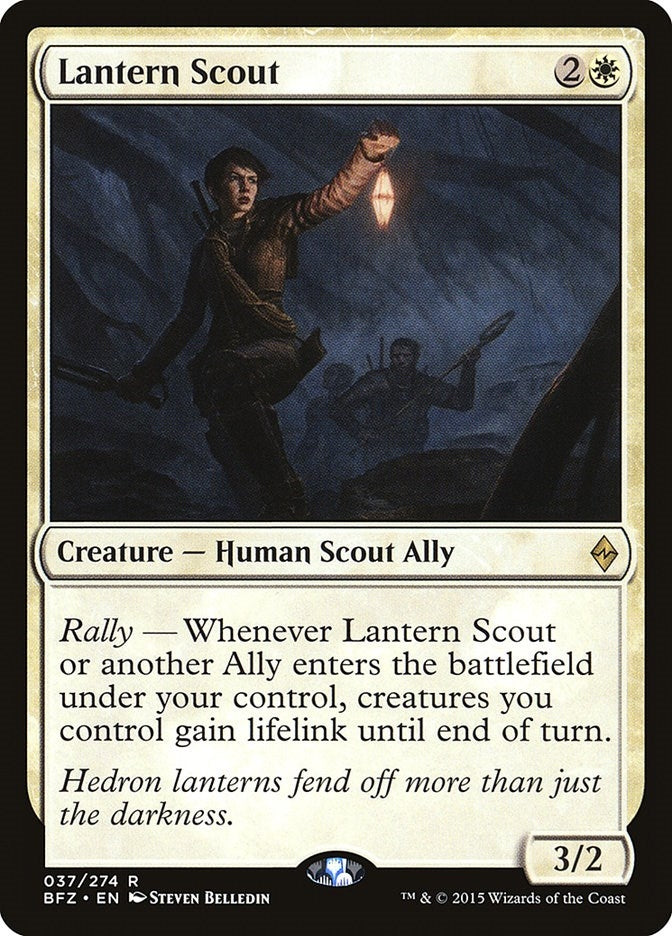 Image for Lantern Scout (Battle for Zendikar) (37) - Magic: The Gathering