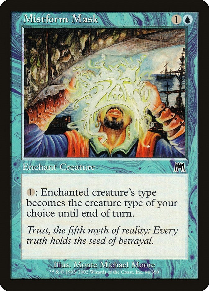 Image for Mistform Mask (Onslaught) (94) - Magic: The Gathering