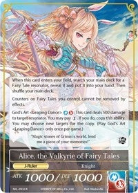 Image for Alice, the Girl in the Looking Glass // Alice, the Valkyrie of Fairy Tales (The Seven Kings of the Lands) (SKL-093/J) - Force of Will