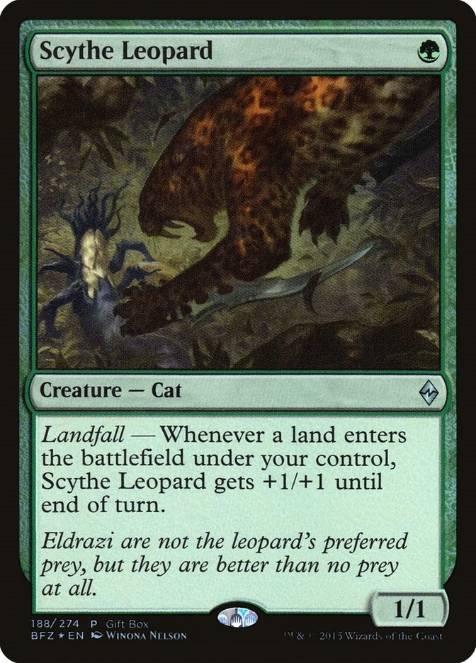 Image for Scythe Leopard (Gift Boxes and Promos) (188) - Magic: The Gathering