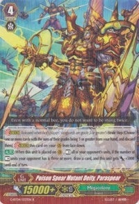 Image for Poison Spear Mutant Deity, Paraspear (G-BT04: Soul Strike Against The Supreme) (G-BT04/037EN) - Cardfight Vanguard