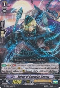 Image for Knight of Sagacity, Gonvar (G-BT04: Soul Strike Against The Supreme) (G-BT04/065EN) - Cardfight Vanguard