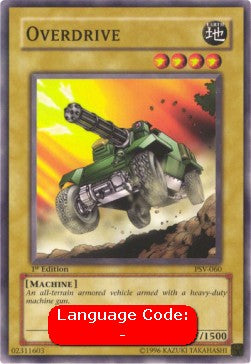 Overdrive (V.2 - Common) - Pharaoh's Servant (Common) [PSV-060]