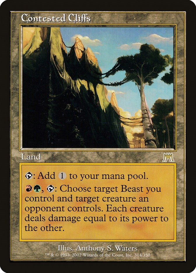 Image for Contested Cliffs (Onslaught) (314) - Magic: The Gathering