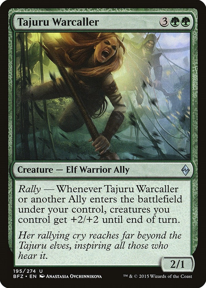 Image for Tajuru Warcaller (Battle for Zendikar) (195) - Magic: The Gathering