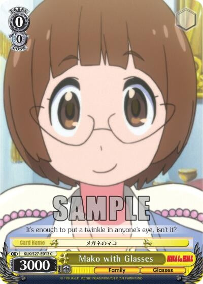 Image for Mako with Glasses (KILL la KILL) (KLK/S27-E013 C) - Weiss Schwarz