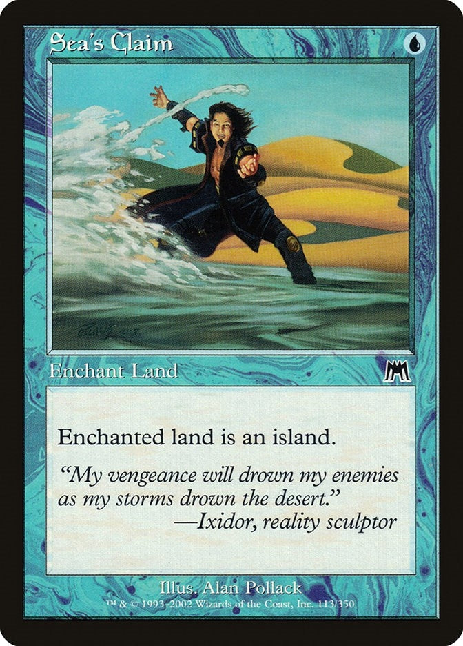 Image for Sea's Claim (Onslaught) (113) - Magic: The Gathering
