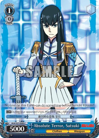 Image for Absolute Terror, Satsuki (KILL la KILL) (KLK/S27-E089 C) - Weiss Schwarz