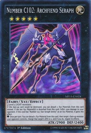 Image for Number C102: Archfiend Seraph (2015 Mega-Tins Mega Pack) (MP15-EN024) - YuGiOh