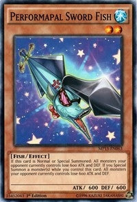 Image for Performapal Sword Fish (2015 Mega-Tins Mega Pack) (MP15-EN063) - YuGiOh