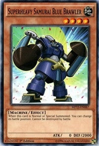 Image for Superheavy Samurai Blue Brawler (2015 Mega-Tins Mega Pack) (MP15-EN067) - YuGiOh