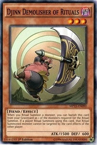 Image for Djinn Demolisher of Rituals (2015 Mega-Tins Mega Pack) (MP15-EN090) - YuGiOh