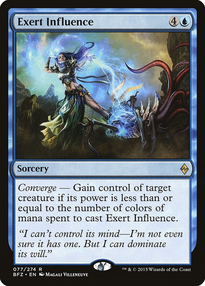 Image for Exert Influence (Battle for Zendikar) (77) - Magic: The Gathering
