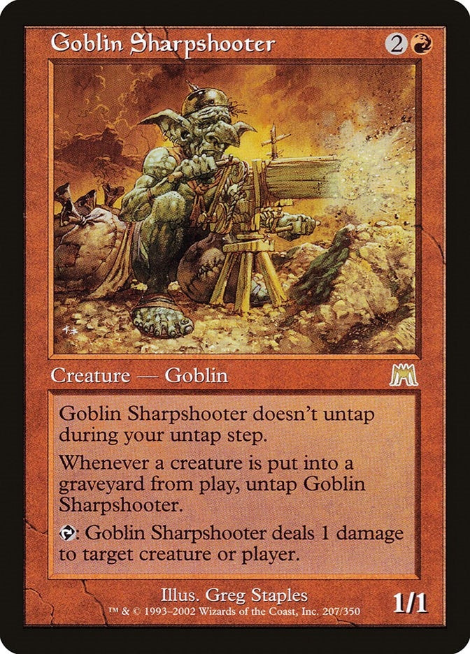 Image for Goblin Sharpshooter (Onslaught) (207) - Magic: The Gathering