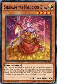 Image for Serenade the Melodious Diva (2015 Mega-Tins Mega Pack) (MP15-EN129) - YuGiOh