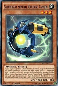 Image for Superheavy Samurai Soulbang Cannon (2015 Mega-Tins Mega Pack) (MP15-EN137) - YuGiOh