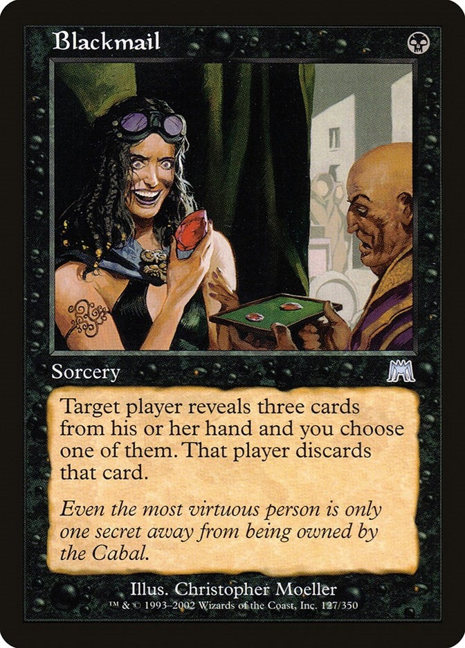 Image for Blackmail (Onslaught) (127) - Magic: The Gathering