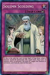Image for Solemn Scolding (2015 Mega-Tins Mega Pack) (MP15-EN186) - YuGiOh