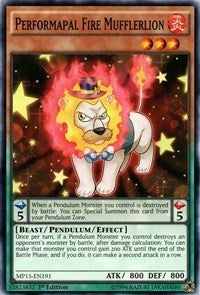 Image for Performapal Fire Mufflerlion (2015 Mega-Tins Mega Pack) (MP15-EN191) - YuGiOh