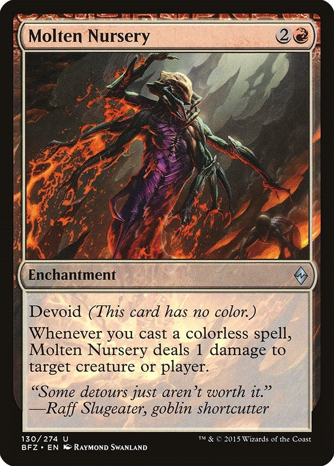 Image for Molten Nursery (Battle for Zendikar) (130) - Magic: The Gathering