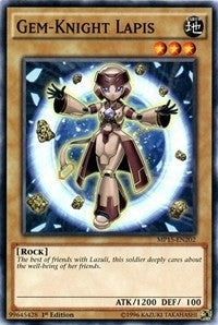 Image for Gem-Knight Lapis (2015 Mega-Tins Mega Pack) (MP15-EN202) - YuGiOh