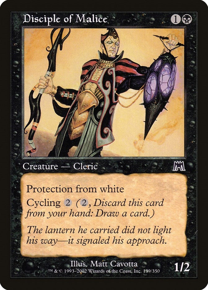 Image for Disciple of Malice (Onslaught) (139) - Magic: The Gathering
