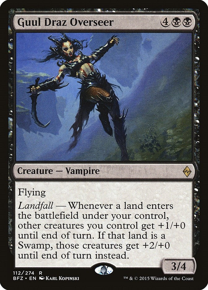 Image for Guul Draz Overseer (Battle for Zendikar) (112) - Magic: The Gathering