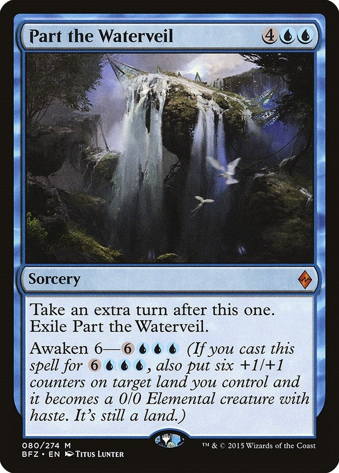 Image for Part the Waterveil (Battle for Zendikar) (80) - Magic: The Gathering