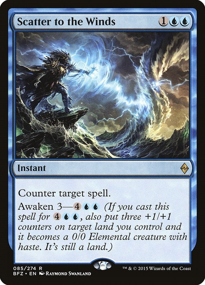 Image for Scatter to the Winds (Battle for Zendikar) (85) - Magic: The Gathering