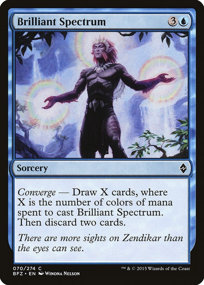 Image for Brilliant Spectrum (Battle for Zendikar) (70) - Magic: The Gathering