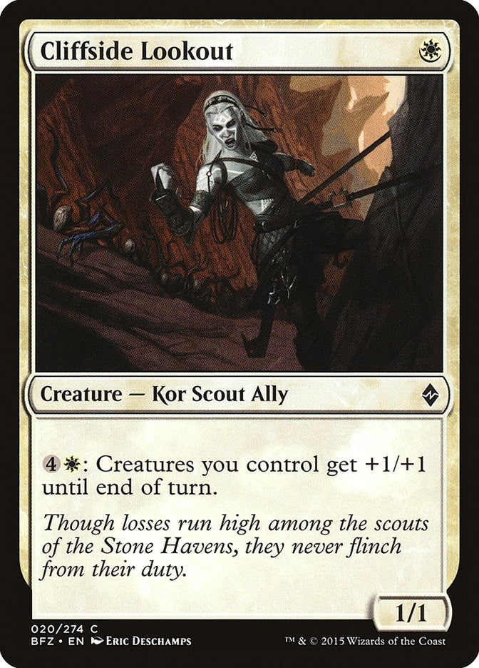 Image for Cliffside Lookout (Battle for Zendikar) (20) - Magic: The Gathering