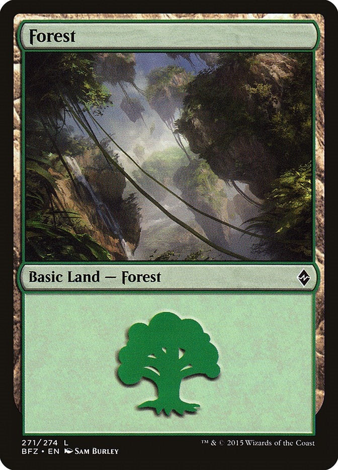 Image for Forest (271) (Battle for Zendikar) (271) - Magic: The Gathering