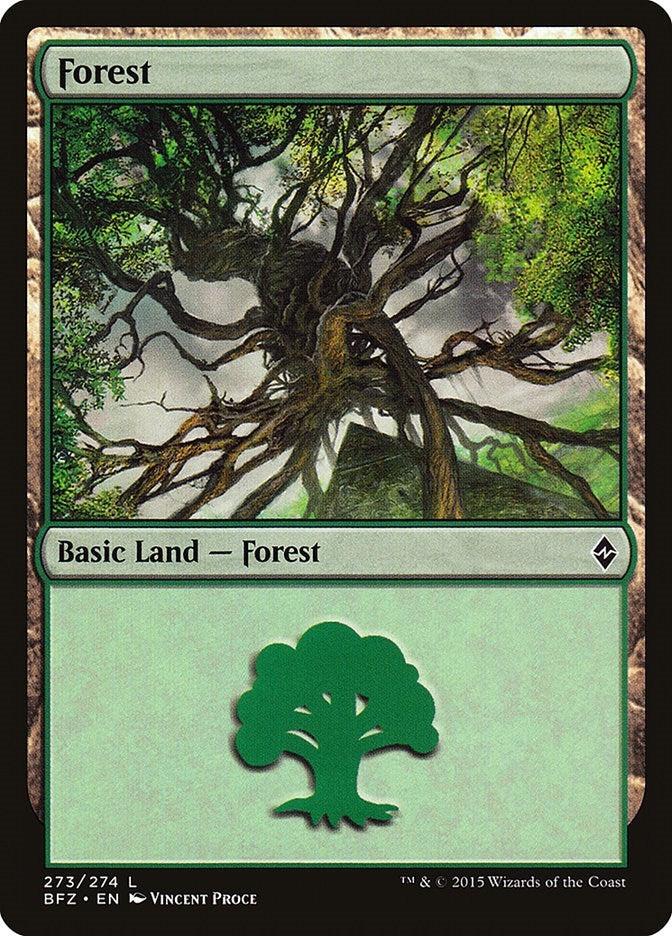Image for Forest (273) (Battle for Zendikar) (273) - Magic: The Gathering