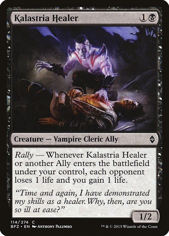 Image for Kalastria Healer (Battle for Zendikar) (114) - Magic: The Gathering