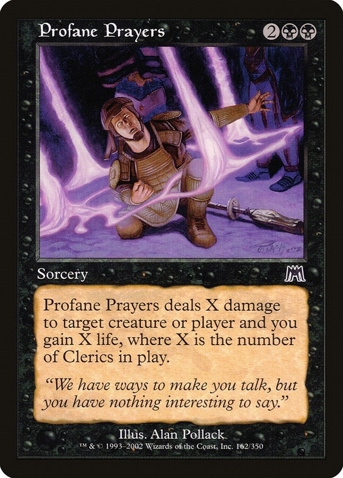 Image for Profane Prayers (Onslaught) (162) - Magic: The Gathering