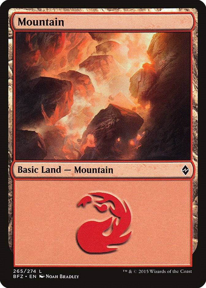 Image for Mountain (265) (Battle for Zendikar) (265) - Magic: The Gathering