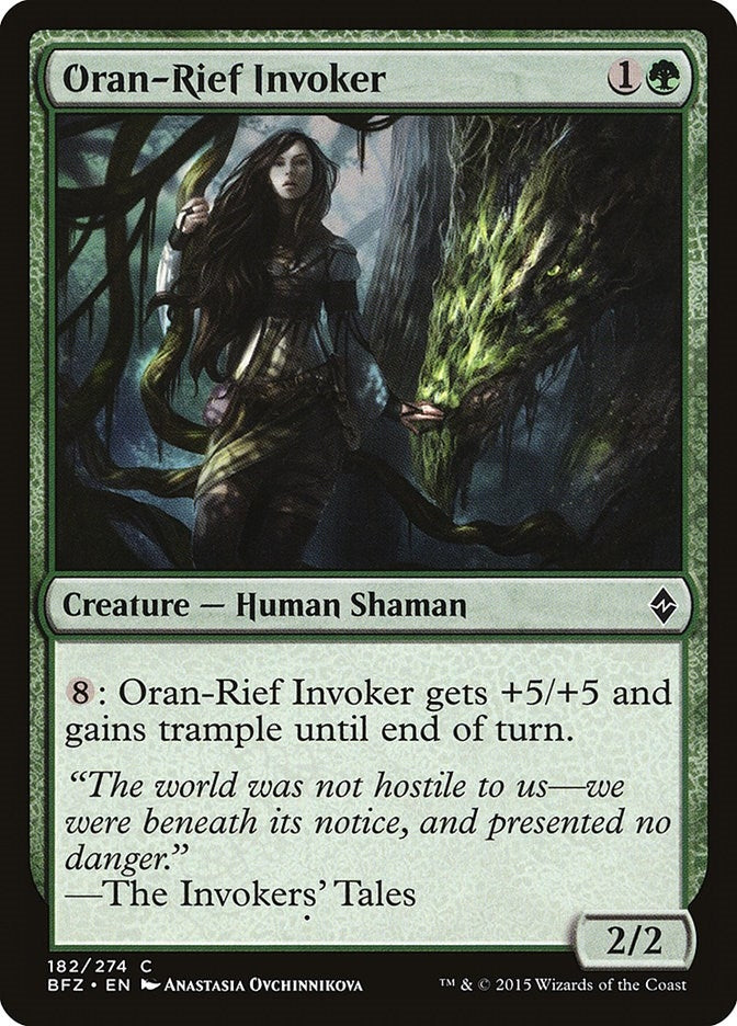 Image for Oran-Rief Invoker (Battle for Zendikar) (182) - Magic: The Gathering