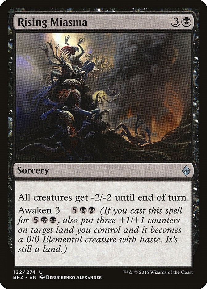 Image for Rising Miasma (Battle for Zendikar) (122) - Magic: The Gathering