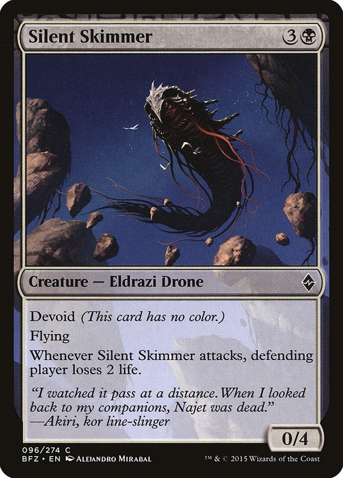 Image for Silent Skimmer (Battle for Zendikar) (96) - Magic: The Gathering