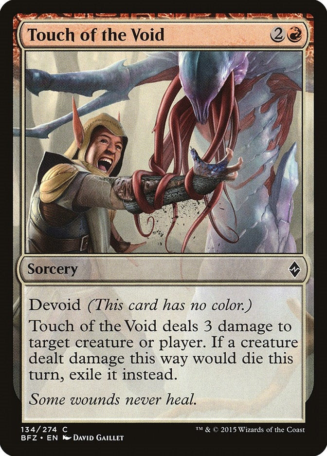 Image for Touch of the Void (Battle for Zendikar) (134) - Magic: The Gathering