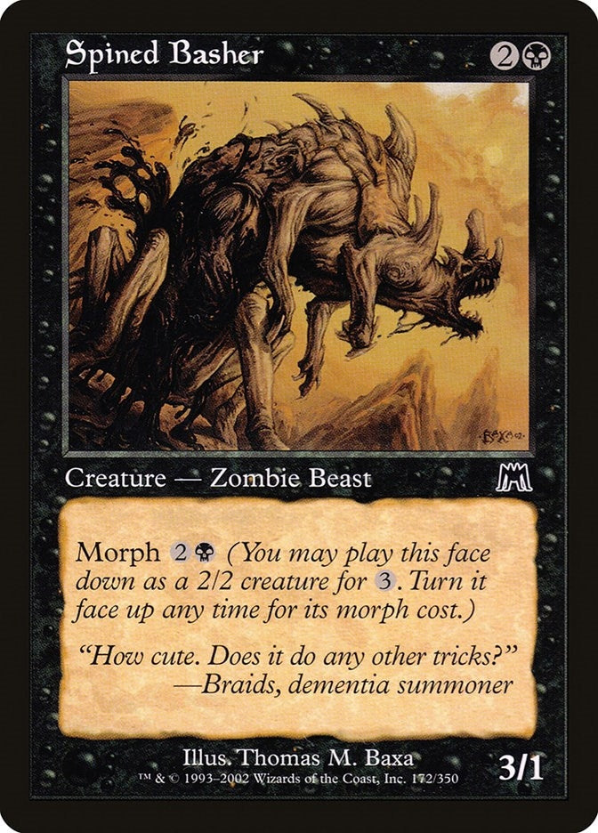 Image for Spined Basher (Onslaught) (172) - Magic: The Gathering
