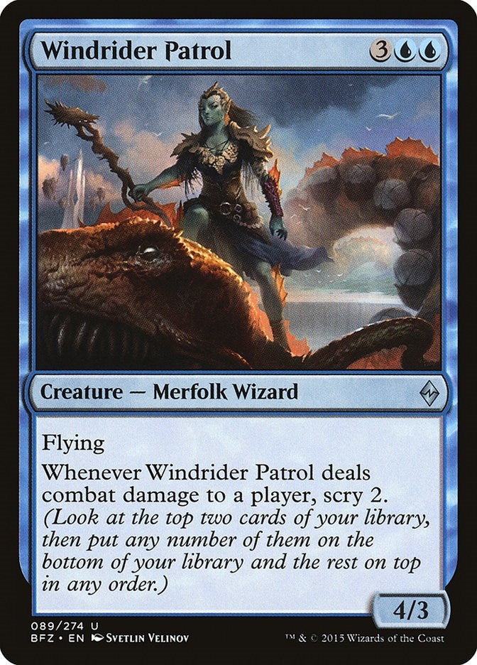 Image for Windrider Patrol (Battle for Zendikar) (89) - Magic: The Gathering