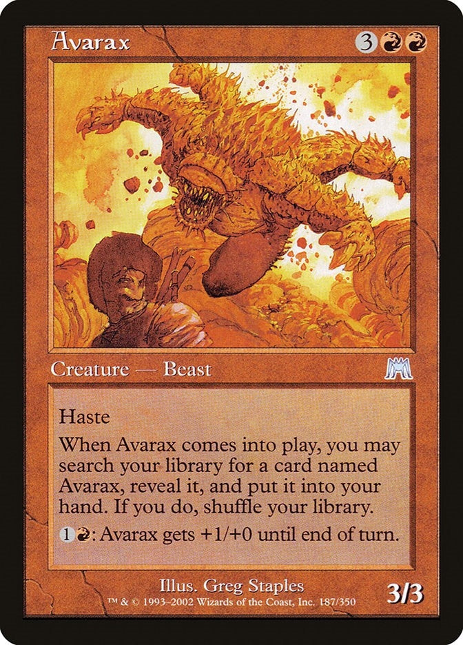 Image for Avarax (Onslaught) (187) - Magic: The Gathering