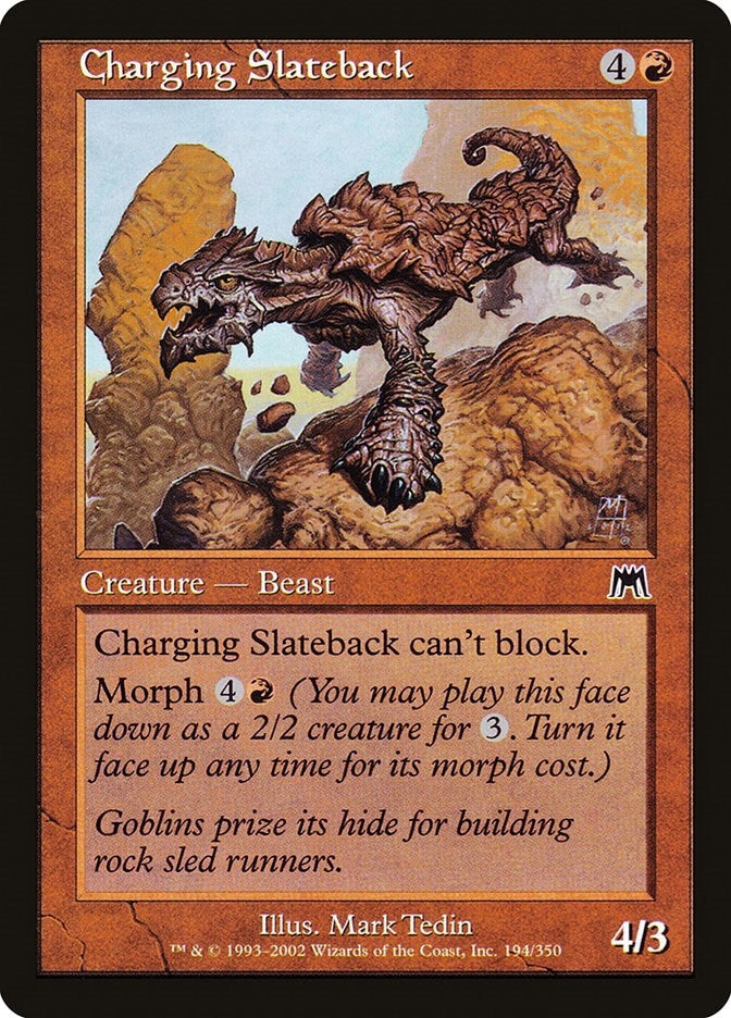 Image for Charging Slateback (Onslaught) (194) - Magic: The Gathering