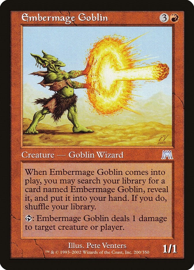 Image for Embermage Goblin (Onslaught) (200) - Magic: The Gathering