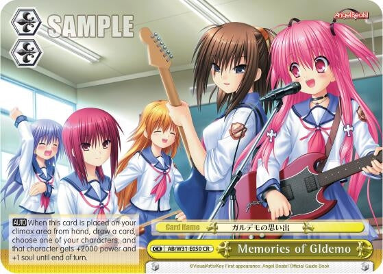 Image for Memories of Gldemo (Angel Beats! Re:Edit) (AB/W31-E050 CR) - Weiss Schwarz