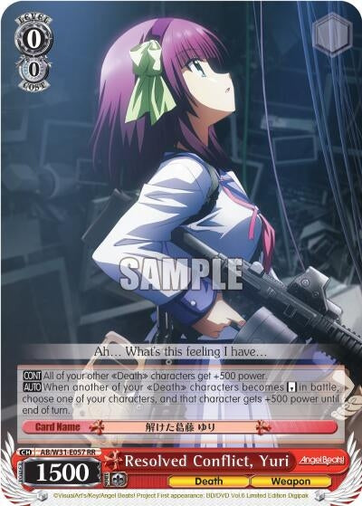 Image for Resolved Conflict, Yuri (Angel Beats! Re:Edit) (AB/W31-E057 RR) - Weiss Schwarz