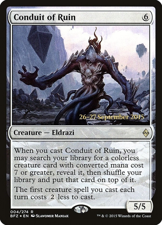 Image for Conduit of Ruin (Prerelease Cards) (4) - Magic: The Gathering